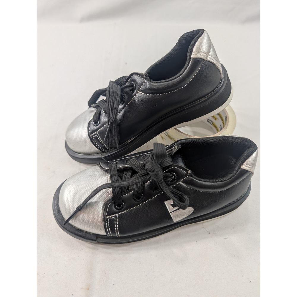 Brunswick Kid's TZone Bowling Shoes- Black (US-1) Black Youth